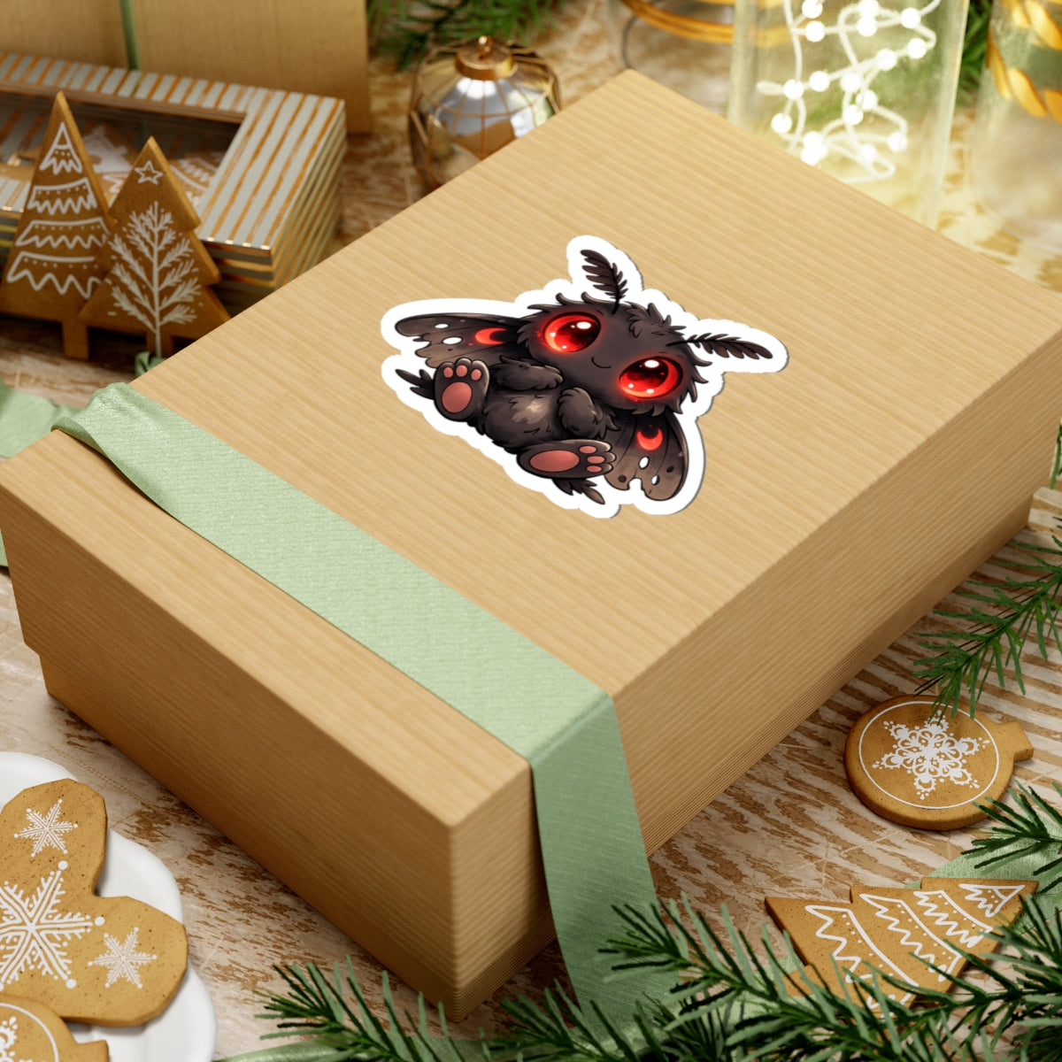 Baby Mothman Sticker | Cryptid Cubs | 3x3 & 4x4
