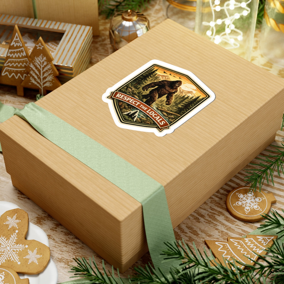 Bigfoot Sticker | Respect The Locals | 3x3 & 4x4