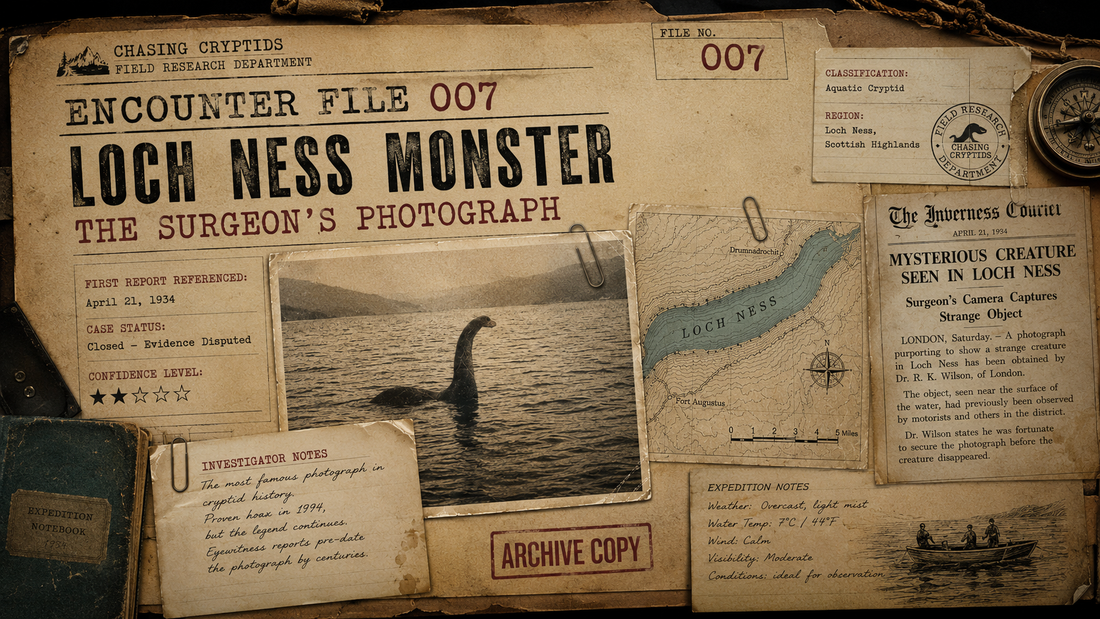 Encounter File 007: Loch Ness Monster – The 1934 Surgeon's Photograph
