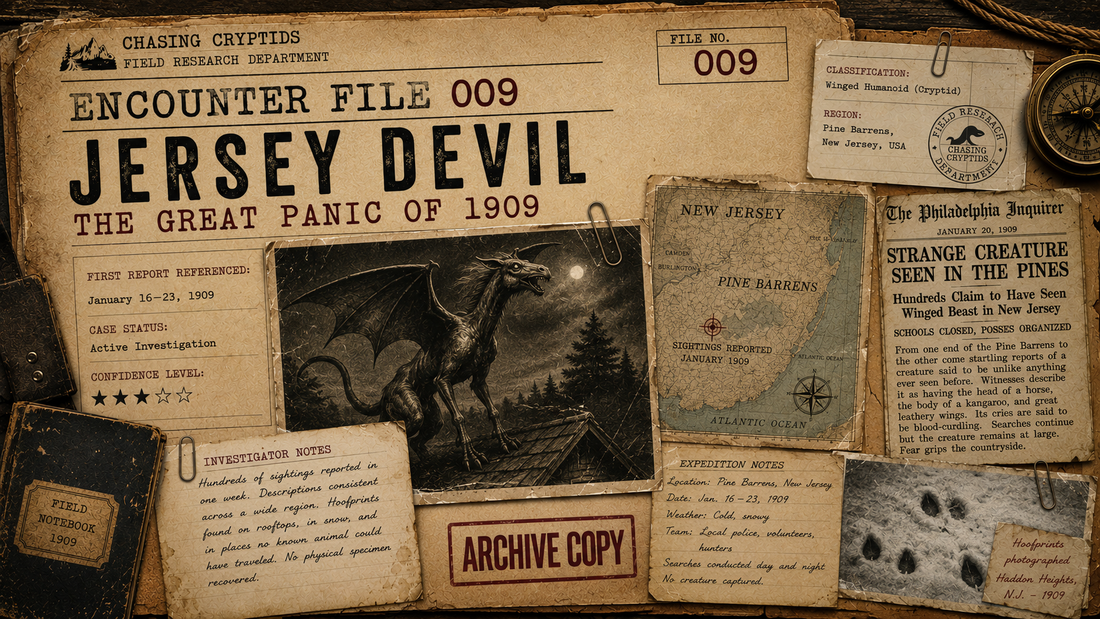 Encounter File 009: Jersey Devil – The Great Panic of 1909