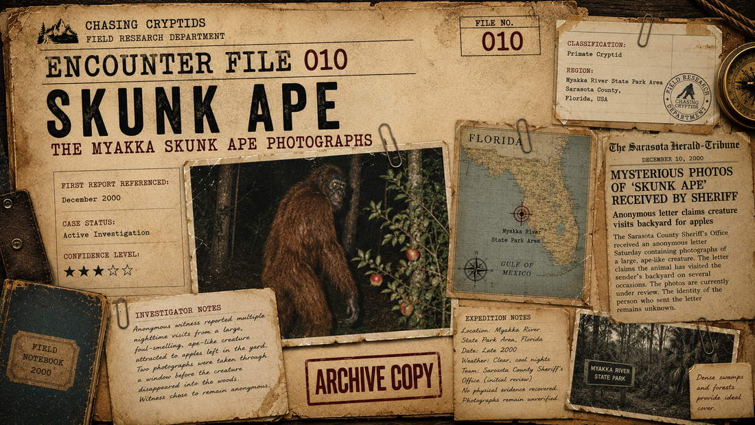 Encounter File 010: Skunk Ape – The Myakka Skunk Ape Photographs