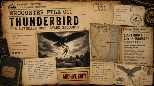 Encounter File 011: Thunderbird – The Lawndale Schoolyard Encounter