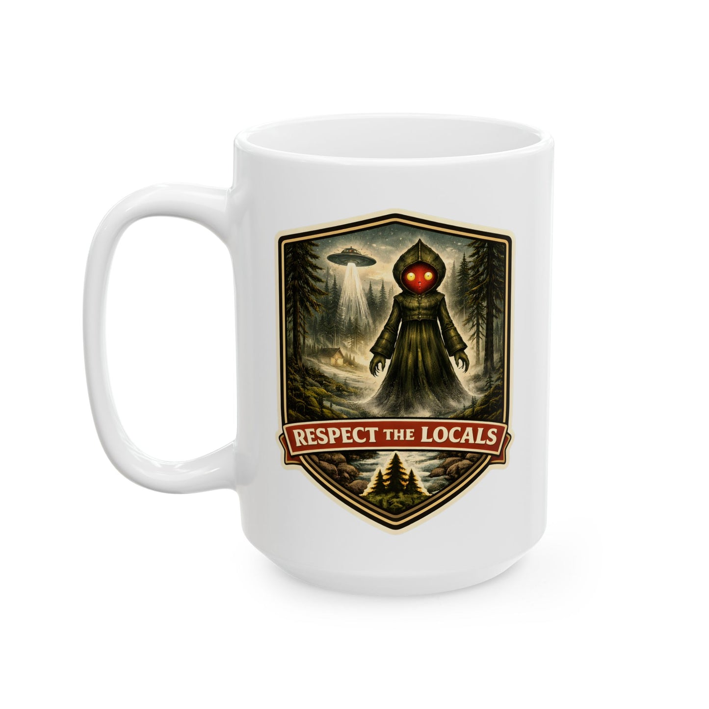 Flatwoods Monster Coffee Mug | Respect the Locals | 11oz 15oz