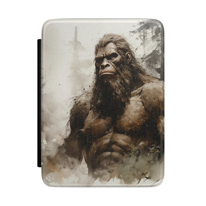 Bigfoot forest illustration PU leather Kindle Paperwhite case