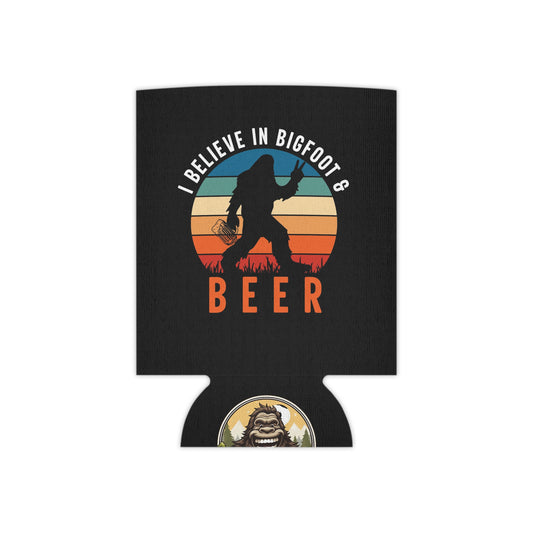 Believe in Bigfoot and Beer Can Cooler