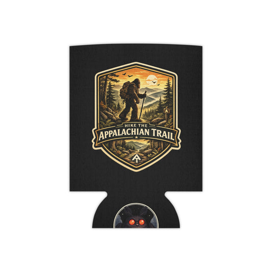 Appalachian Trail Patch Can Cooler | Hiking Bigfoot Badge