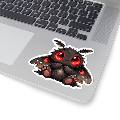 Baby Mothman vinyl sticker, Cryptid Cubs series