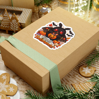 Cute Mothman Halloween Sticker, Happy Halloween Cryptid Sticker, Spooky Cute Mothman Gift