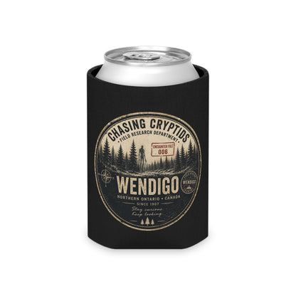 Wendigo Field Research Can Cooler | Chasing Cryptids | Encounter File 006 | Northern Ontario Cryptid Can Sleeve