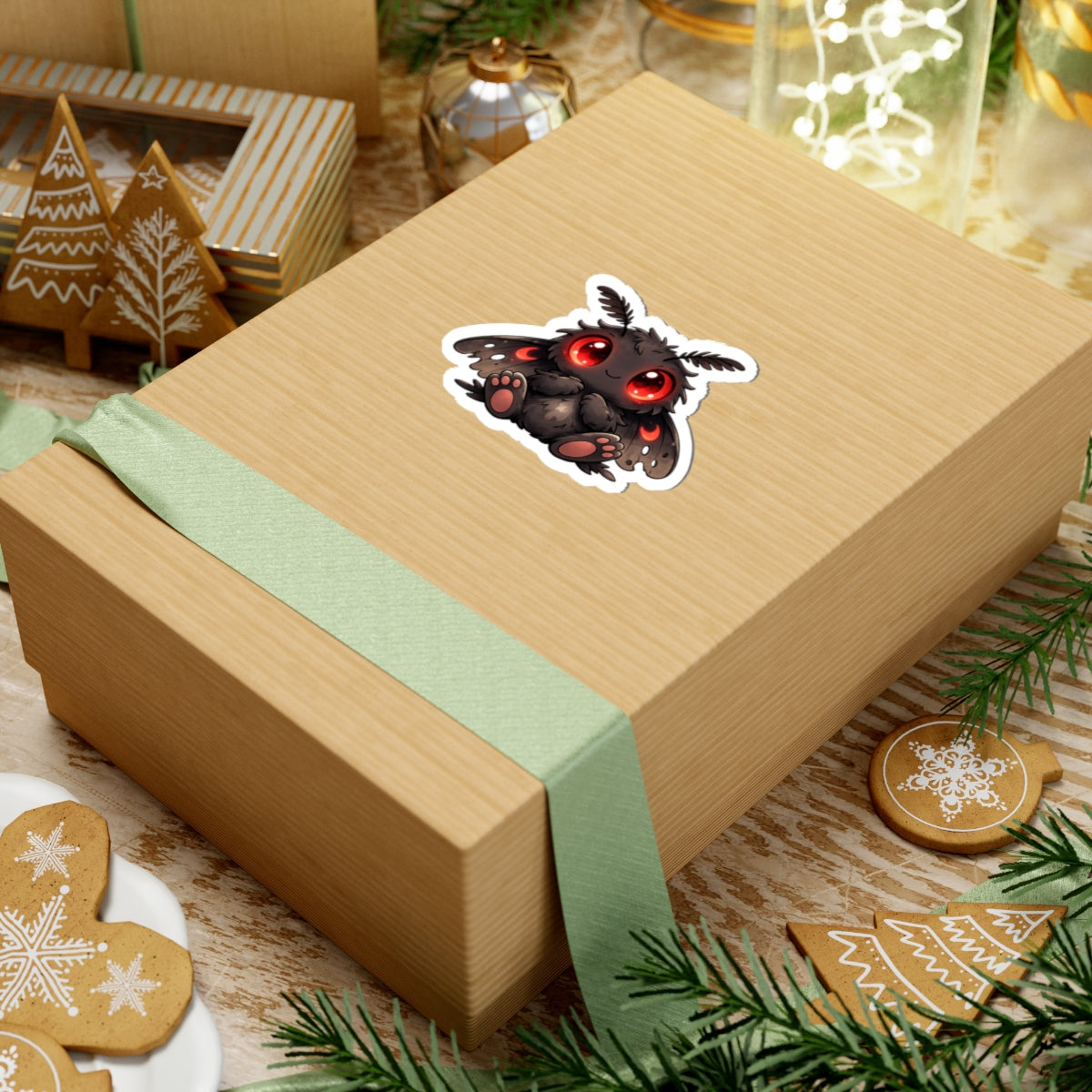 Baby Mothman Sticker | Cryptid Cubs | 3x3 & 4x4