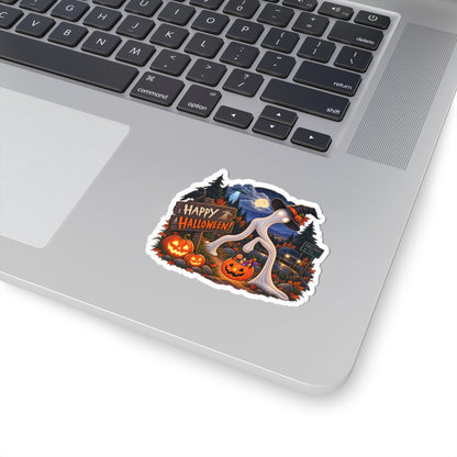 Cute Fresno Nightcrawler Halloween Sticker, Happy Halloween Cryptid Sticker, Spooky Cute Paranormal Gift