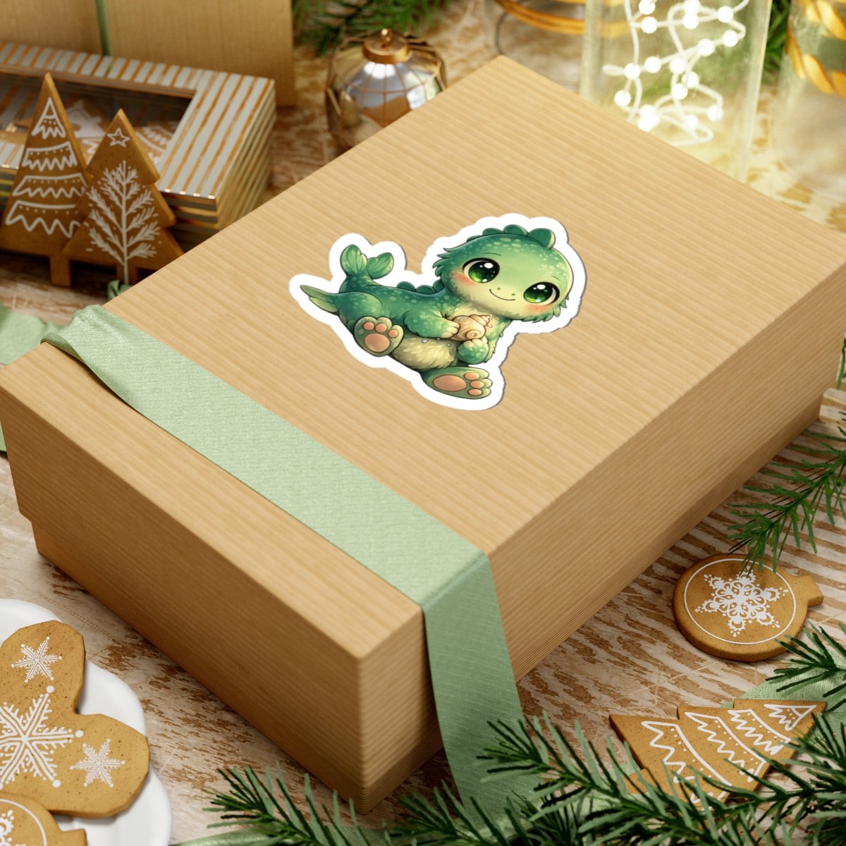 Baby Nessie Sticker | Cryptid Cubs | 3x3 & 4x4