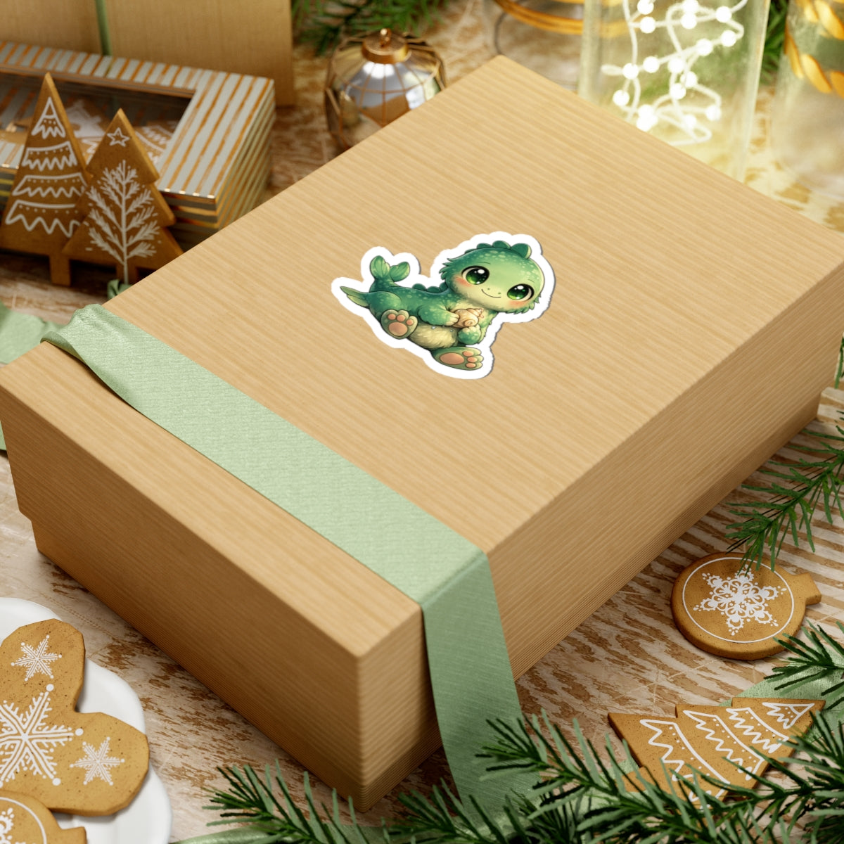 Baby Nessie Sticker | Cryptid Cubs | 3x3 & 4x4