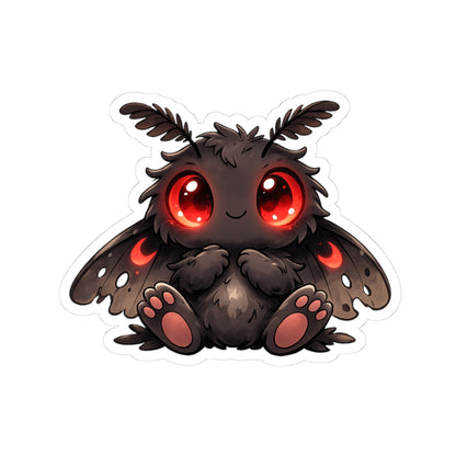 Baby Mothman vinyl sticker, Cryptid Cubs series