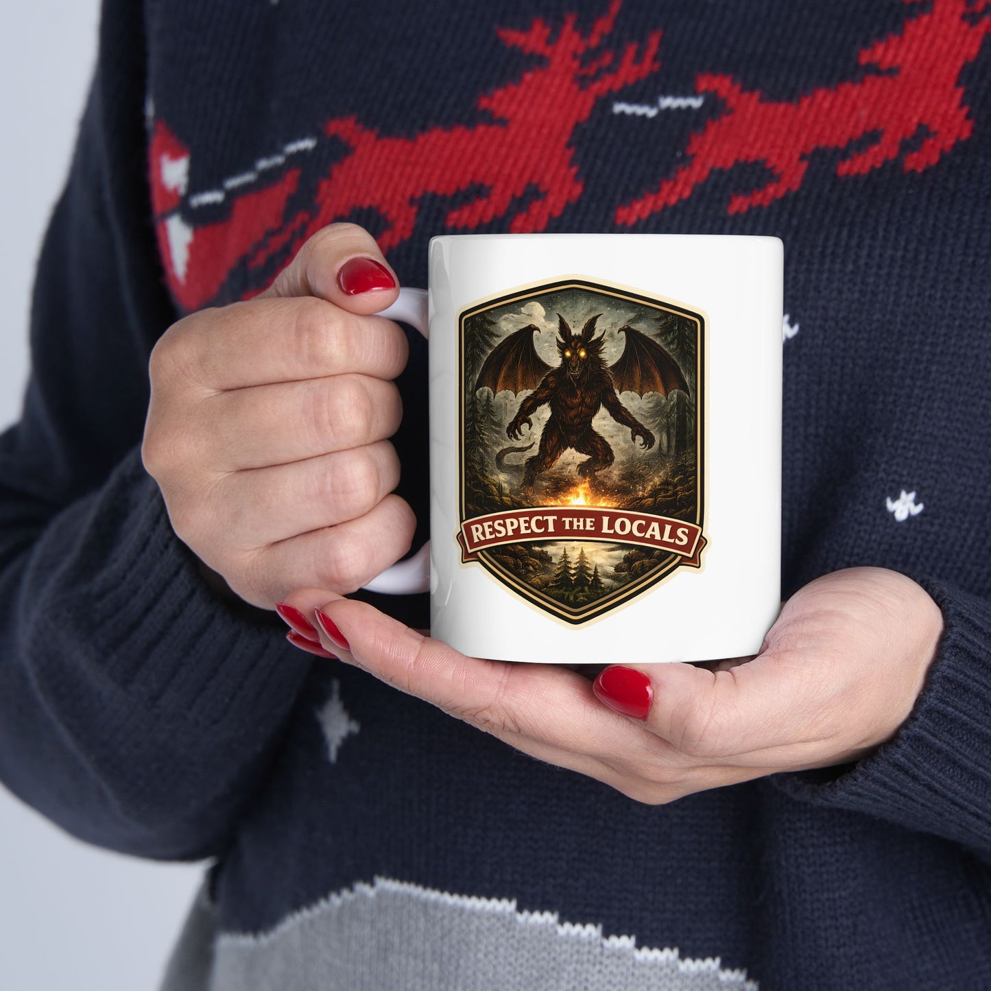 Jersey Devil Coffee Mug | Respect the Locals | 11oz 15oz