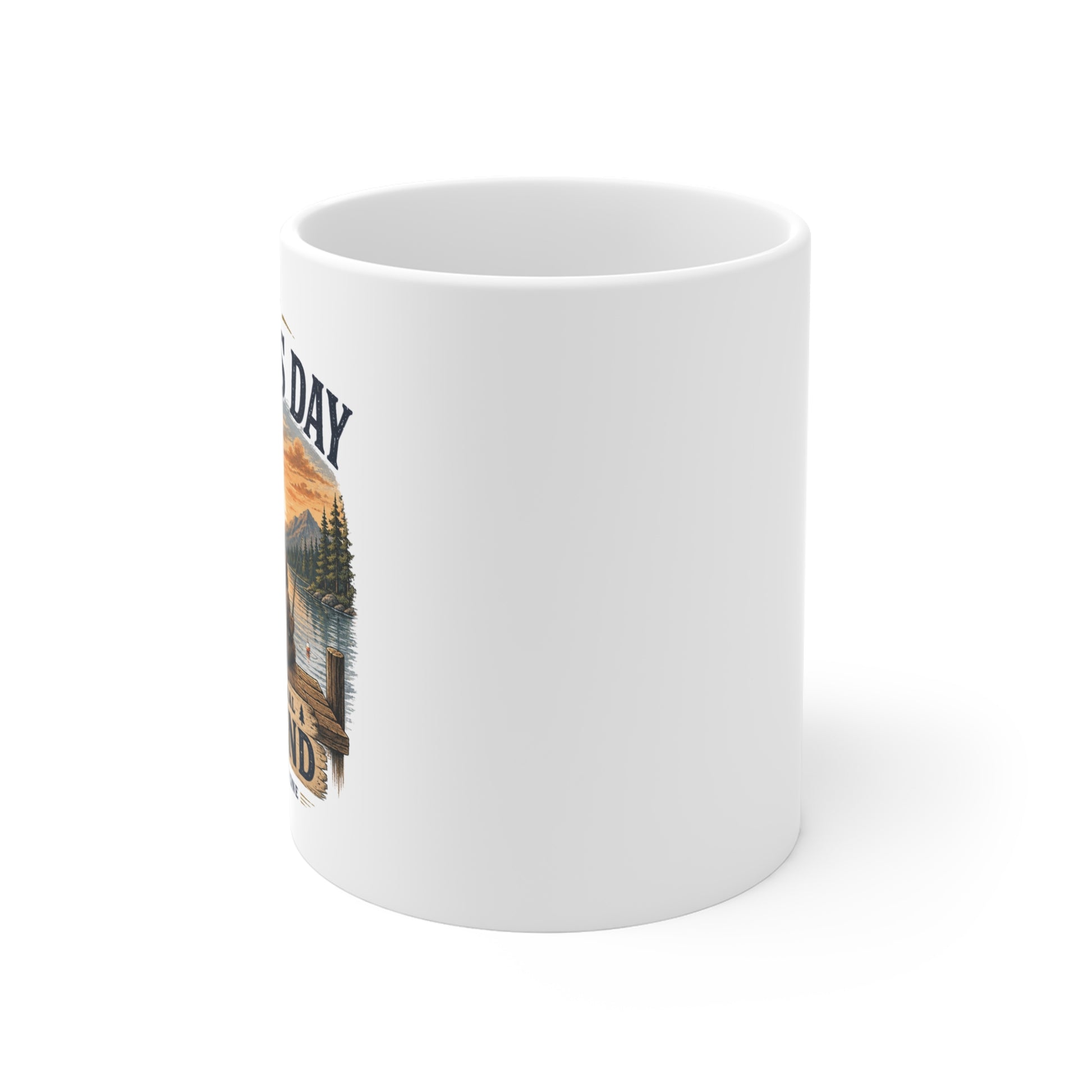 Happy Father's Day Bigfoot Dad ceramic coffee mug