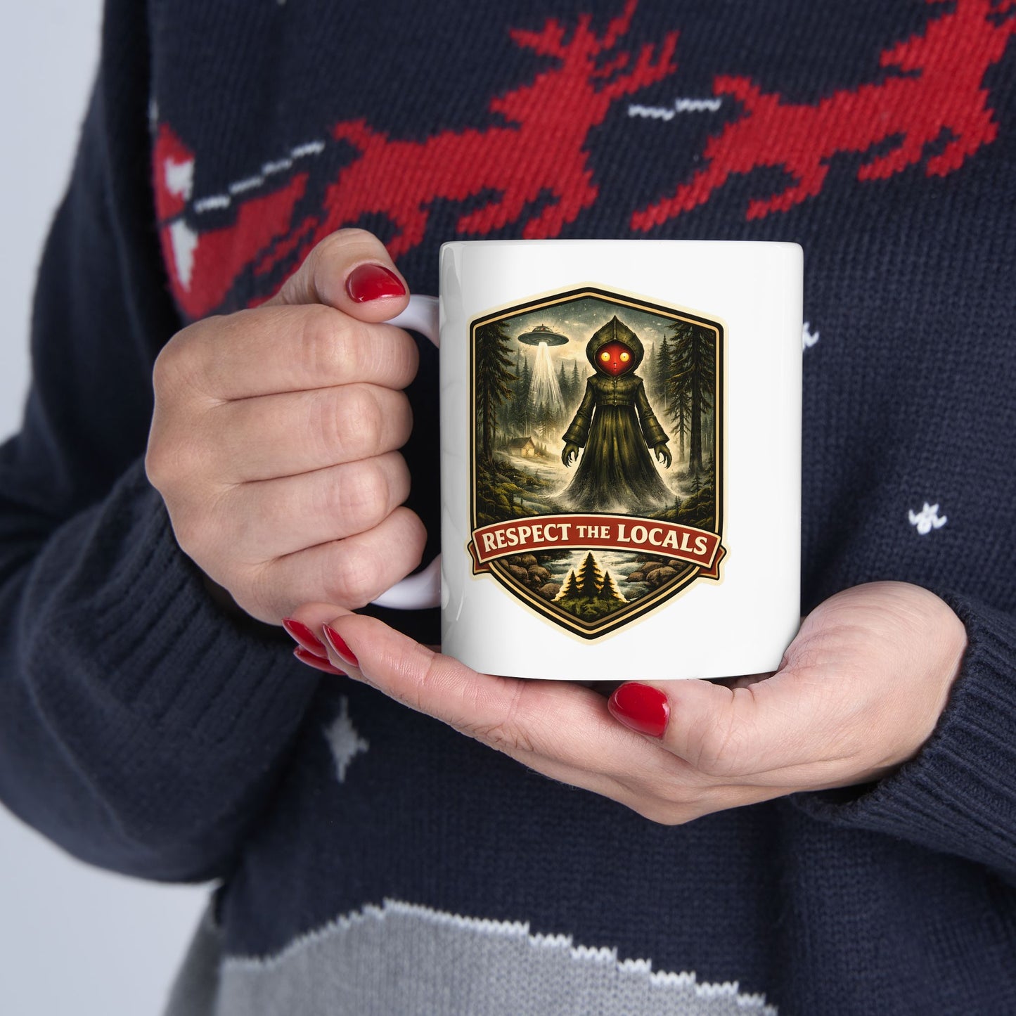 Flatwoods Monster Coffee Mug | Respect the Locals | 11oz 15oz