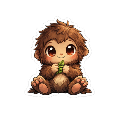Baby Bigfoot vinyl sticker, Cryptid Cubs series