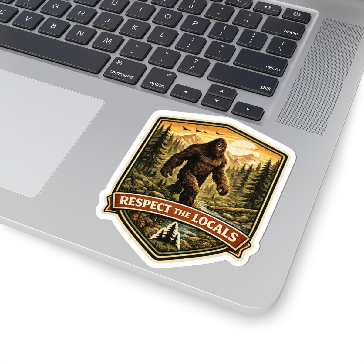 Bigfoot Sticker | Respect The Locals | 3x3 & 4x4