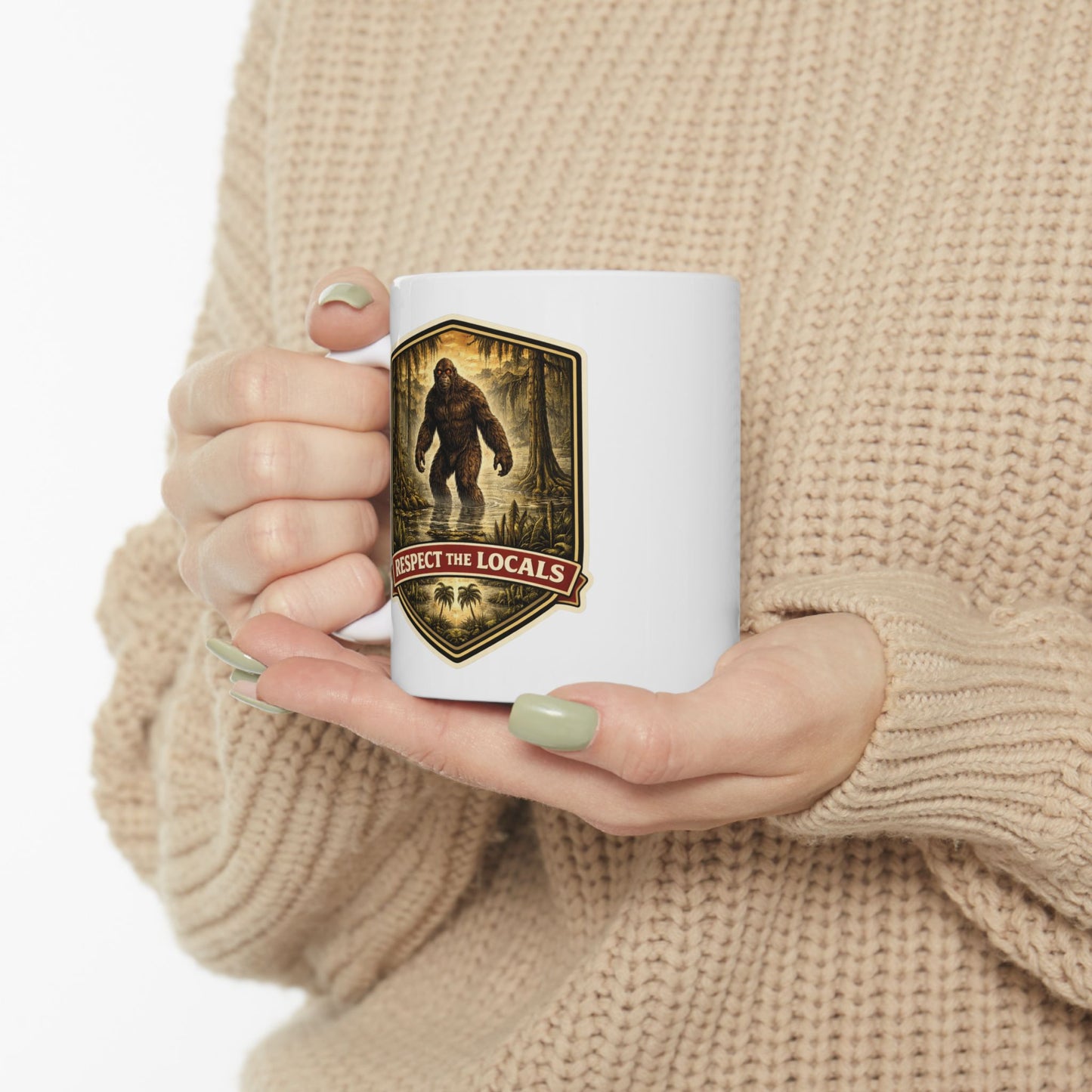Skunk Ape Coffee Mug | Respect the Locals | 11oz 15oz