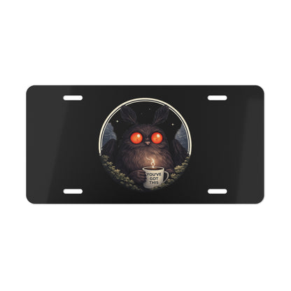 Mothman You've Got This cute goth novelty vanity license plate