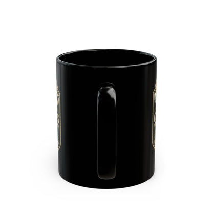 Chasing Cryptids official field research black ceramic coffee mug