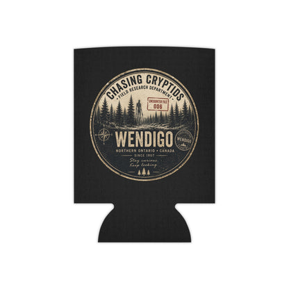 Wendigo Field Research Can Cooler | Chasing Cryptids | Encounter File 006 | Northern Ontario Cryptid Can Sleeve