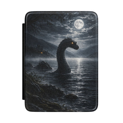 Gothic Loch Ness Monster art Kindle Paperwhite case, Dark Moonlit Series
