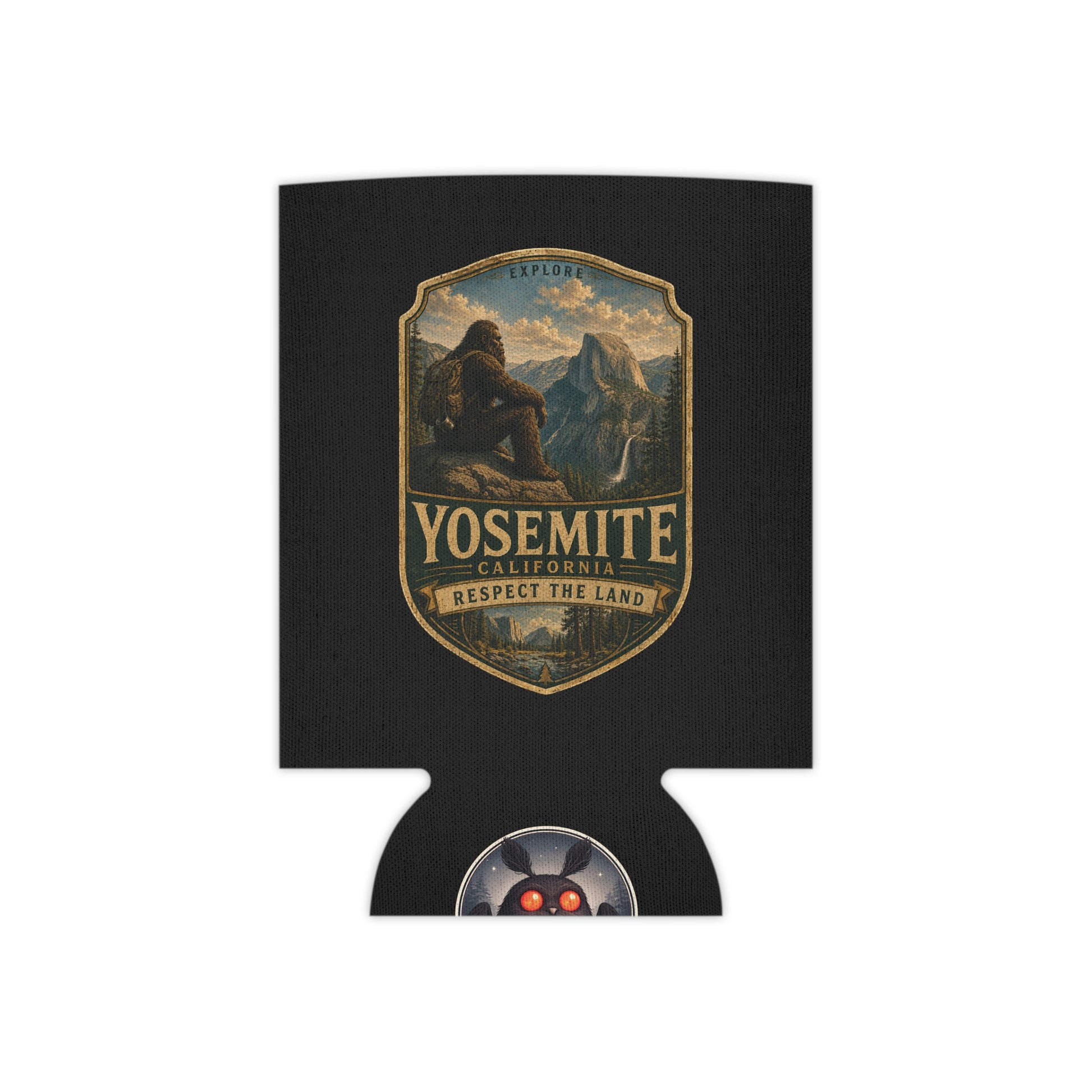 Yosemite vintage badge Bigfoot neoprene can cooler