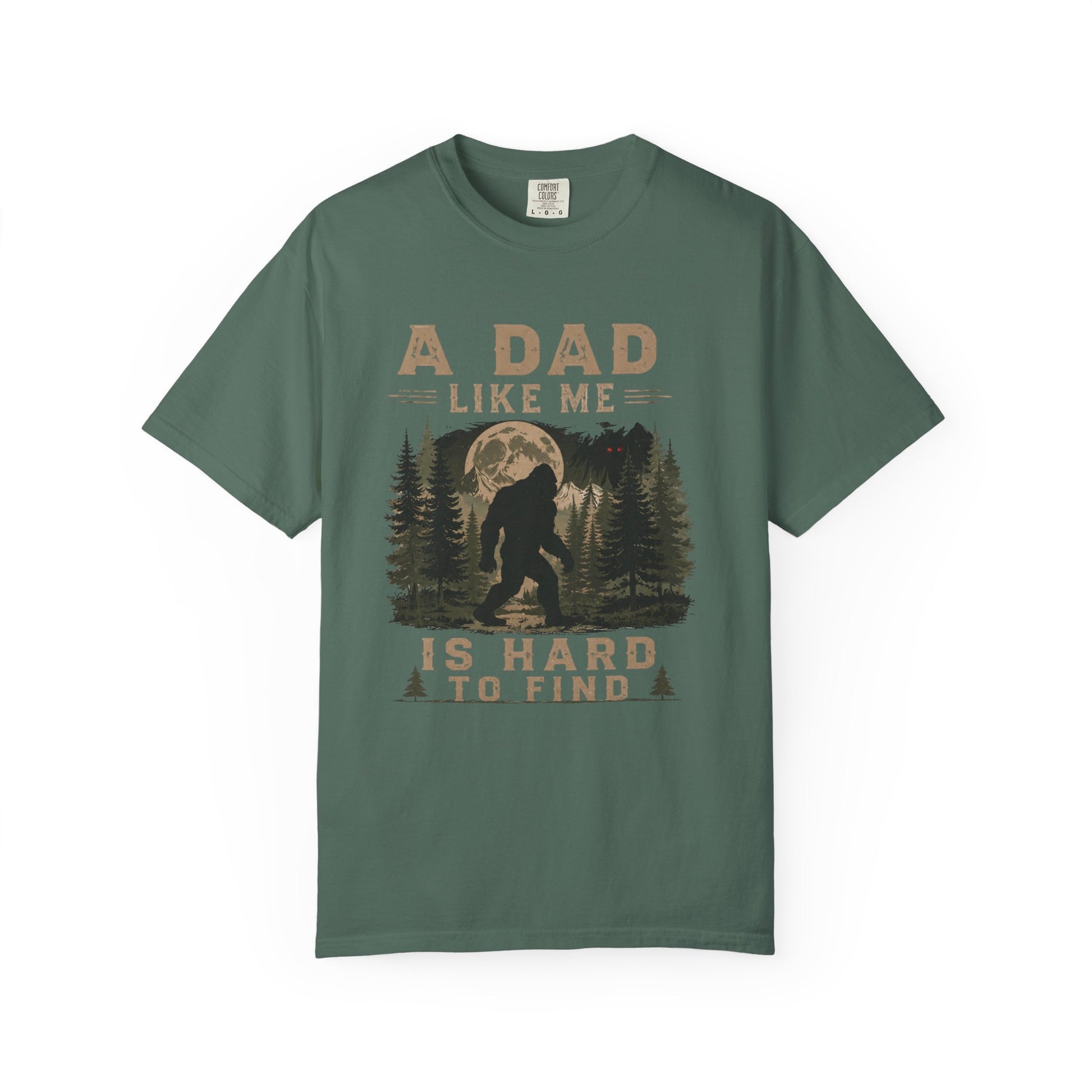 A Dad Like Me Is Hard To Find Bigfoot forest graphic t-shirt