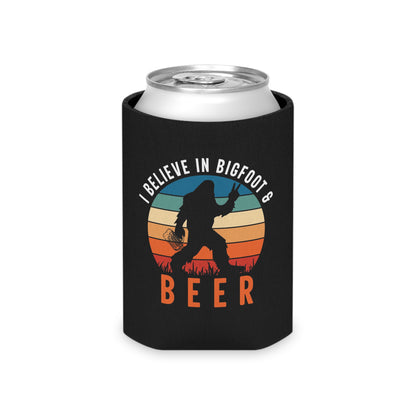 Believe in Bigfoot and Beer neoprene can cooler
